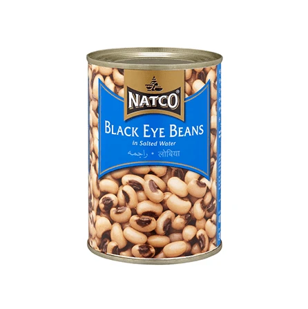 Natco Black Eye Beans Boiled 400gm