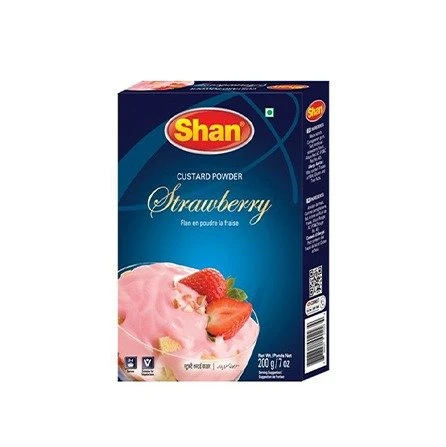 Shan Custard Strawberry Powder 200g
