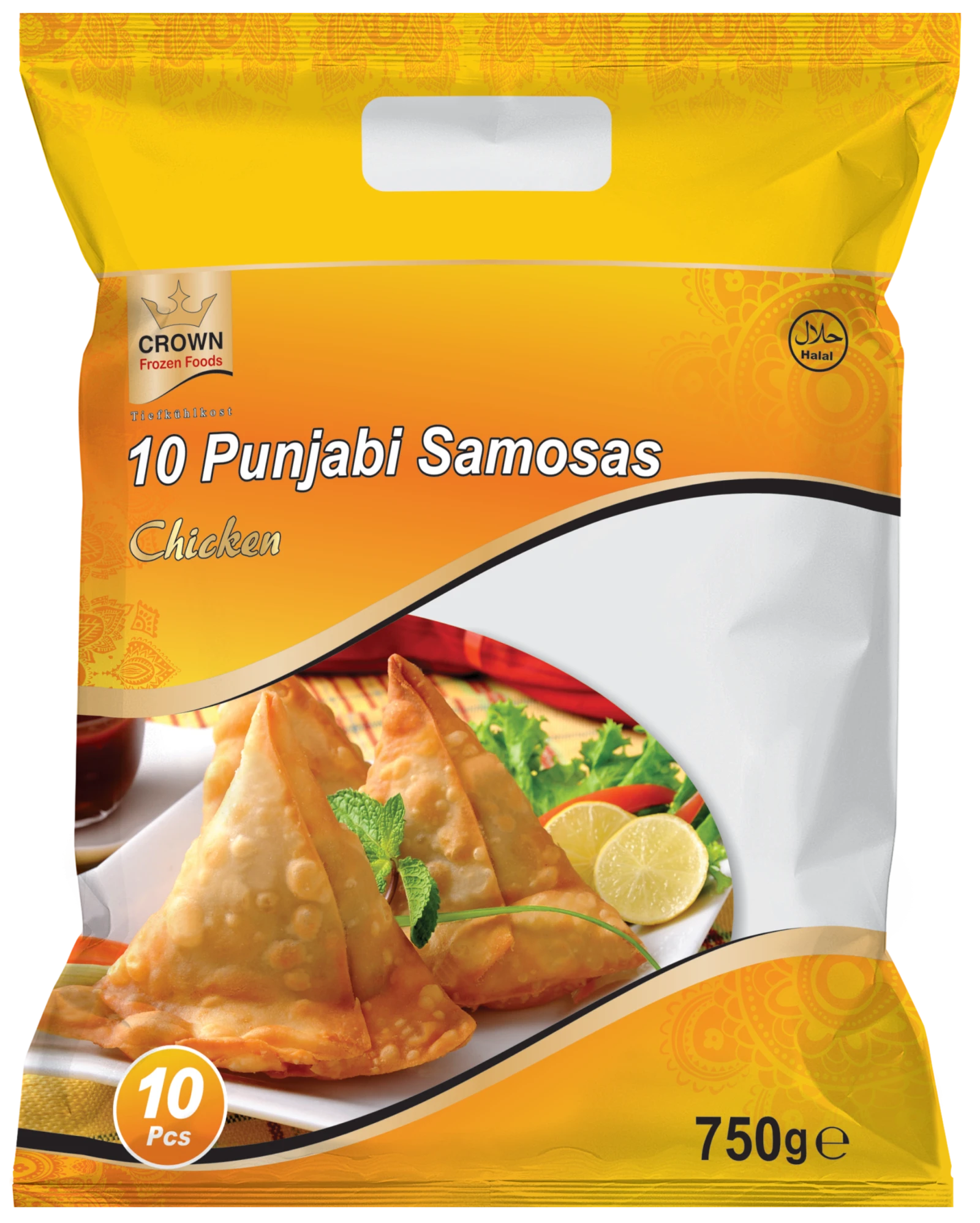 Crown10 Punjabi Chicken Samosas 750g