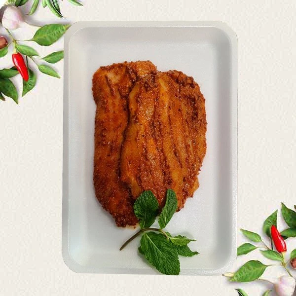 Halal Peri Peri Chicken Burger Slices