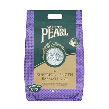 White Pearl 1121 Superior Length Basmati Rice 5kg